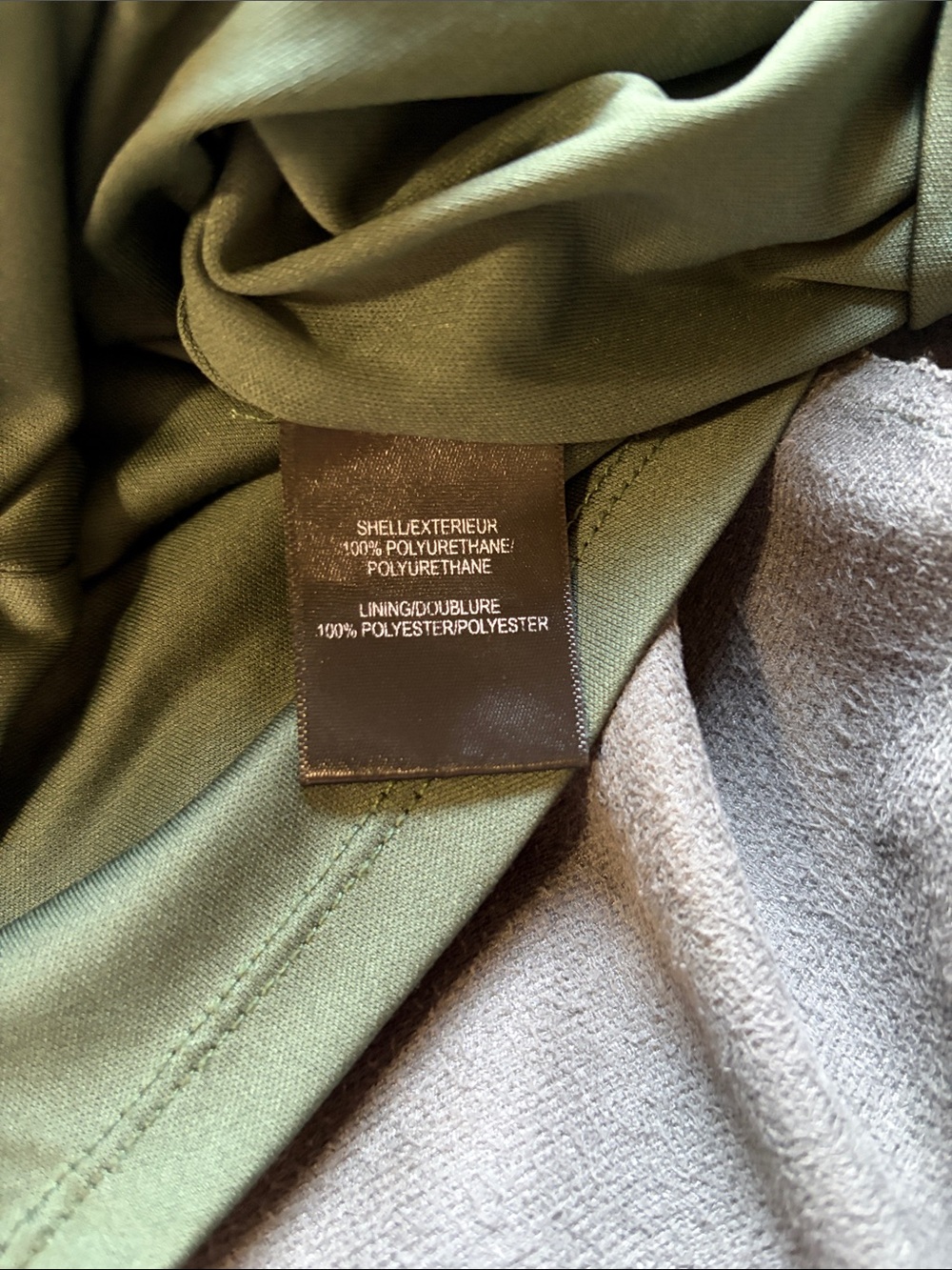 One33 Social Green Faux Leather Mini Shirt Dress Faux Wrap Designer Sz 12 - Picture 10 of 13